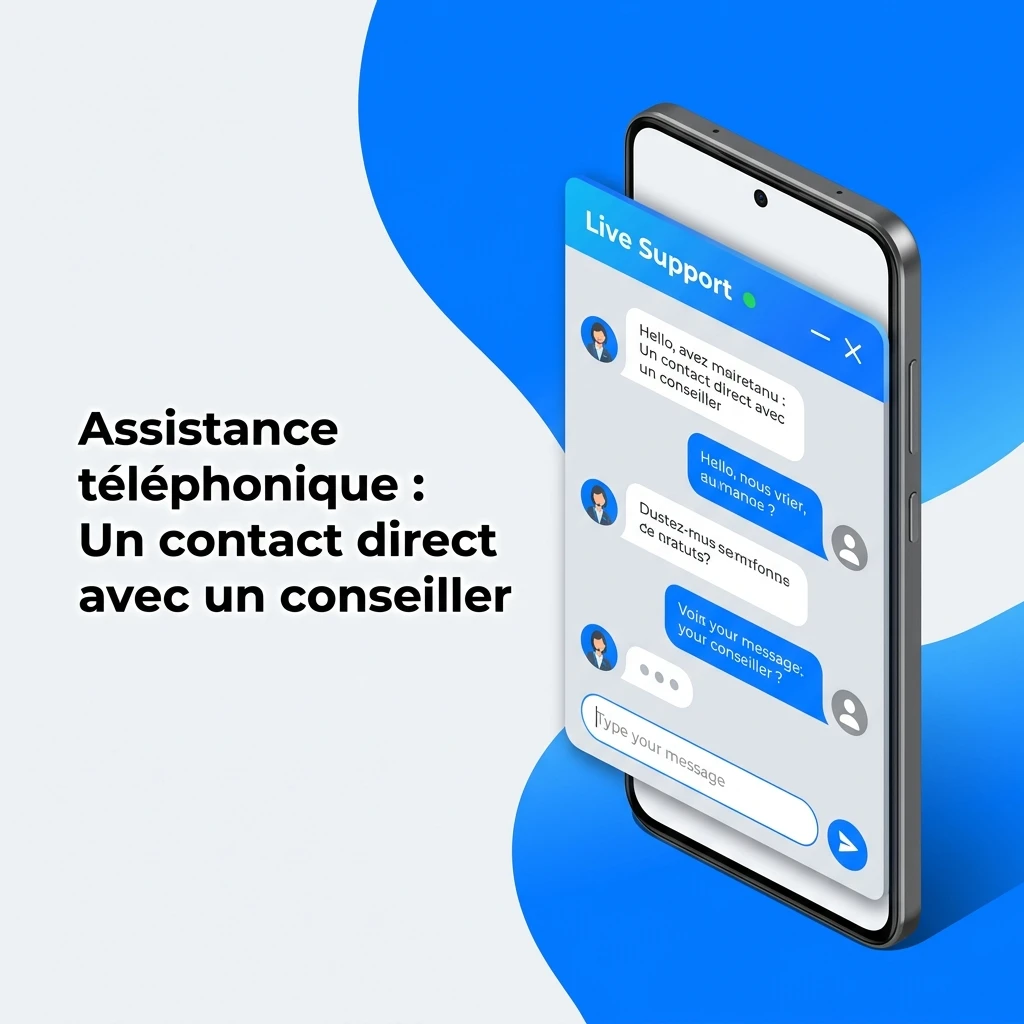 Conseiller 1win au téléphone offrant une assistance directe et personnalisée en français canadien