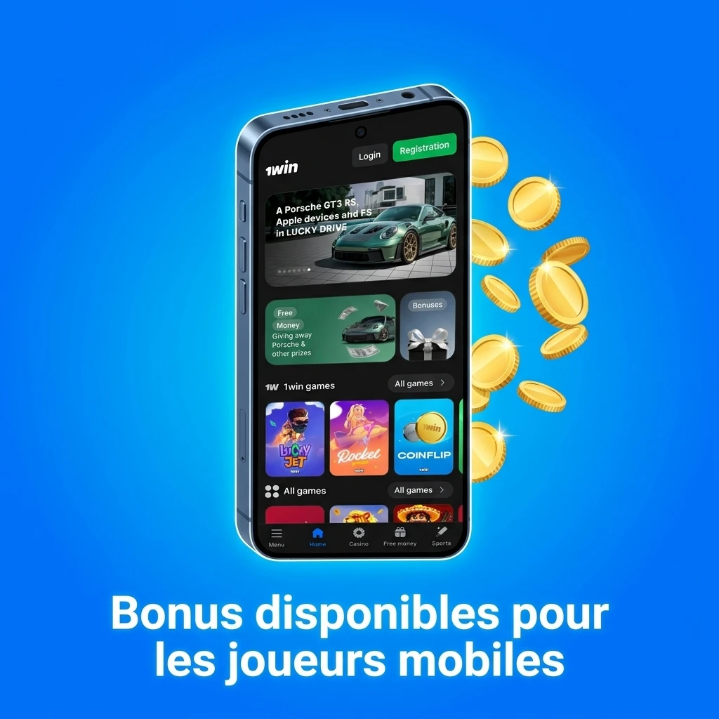 Joueur mobile accédant aux bonus et promotions via une application de casino sur smartphone