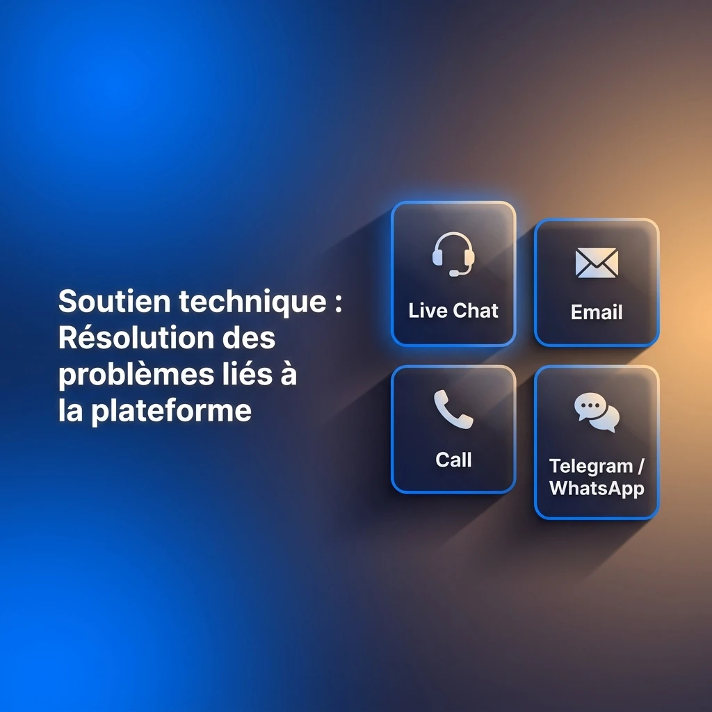Technicien résolvant des problèmes techniques sur une plateforme de jeux en ligne avec support client disponible