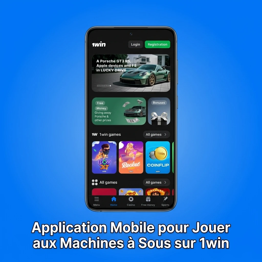 Application mobile 1win pour jouer aux machines à sous au Canada sur Android et iOS