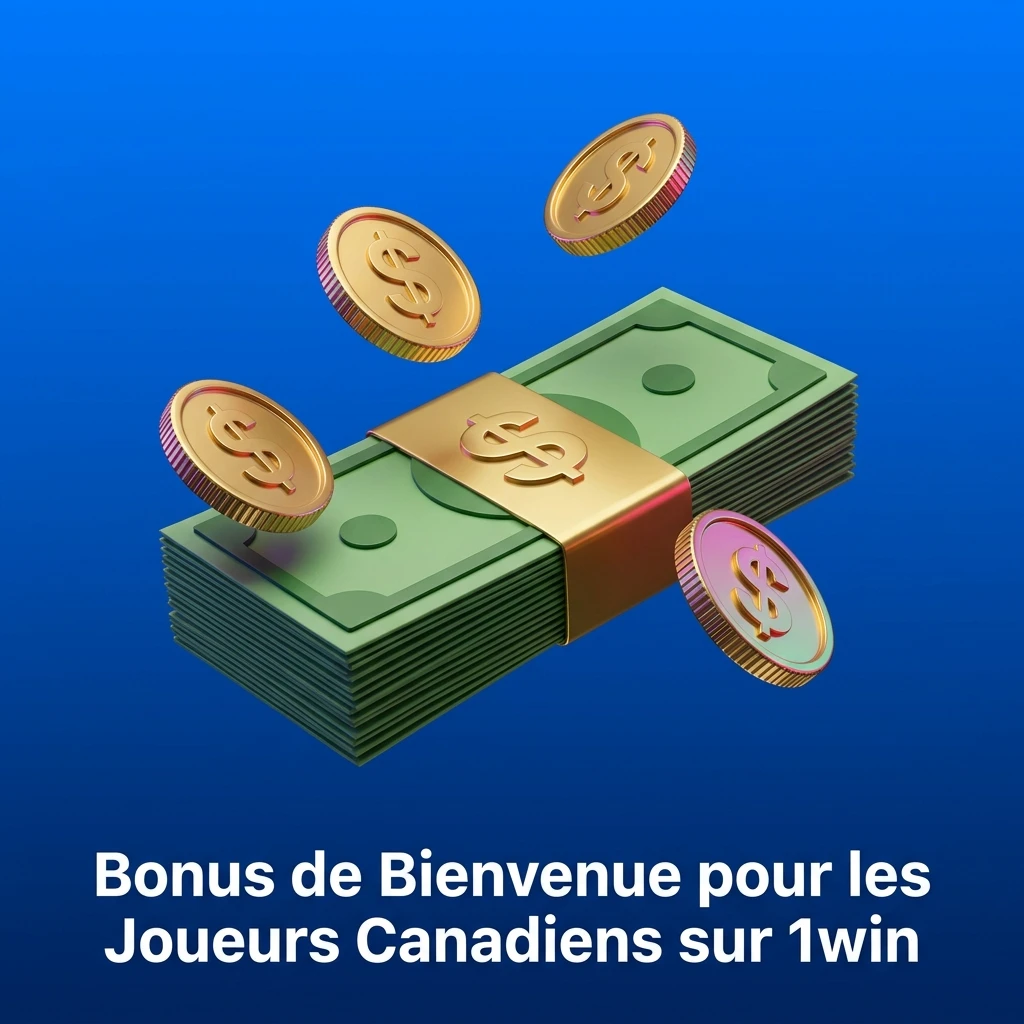 Bonus de bienvenue 1win pour joueurs canadiens, jusqu'à 3 000 CAD répartis sur quatre dépôts