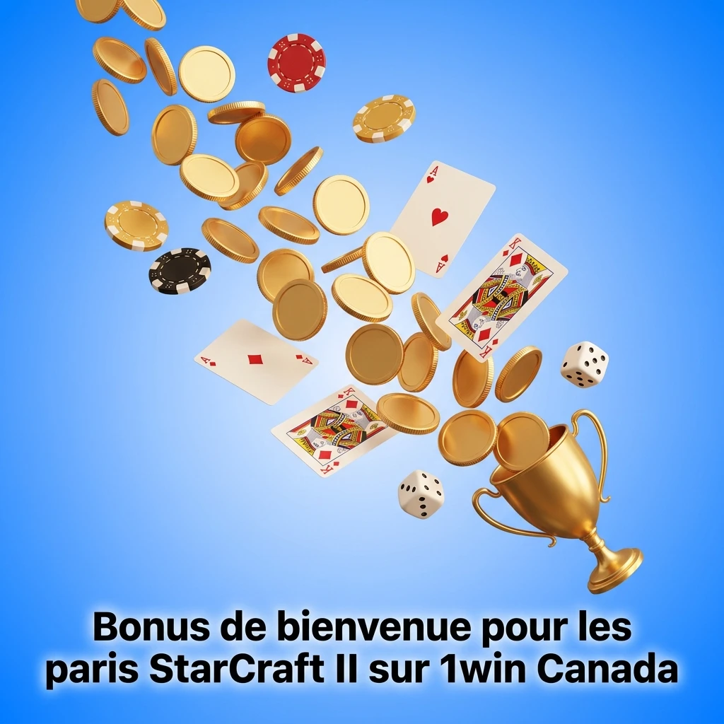 Bonus de bienvenue 500% sur 1win Canada pour parier sur StarCraft II, jusqu'à 3000 CAD