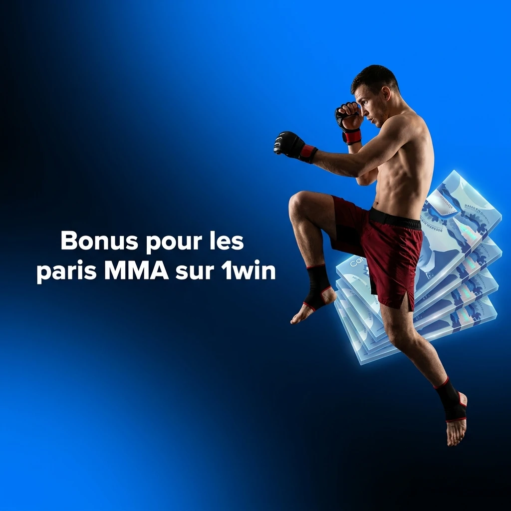 Bonus de bienvenue 1win pour les paris MMA avec conditions de mise et promotions sportives