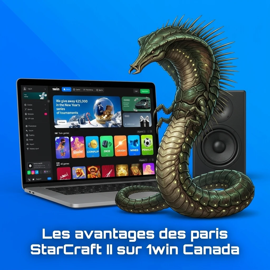 Avantages des paris StarCraft II sur 1win Canada : bonus, cotes compétitives et app mobile performante