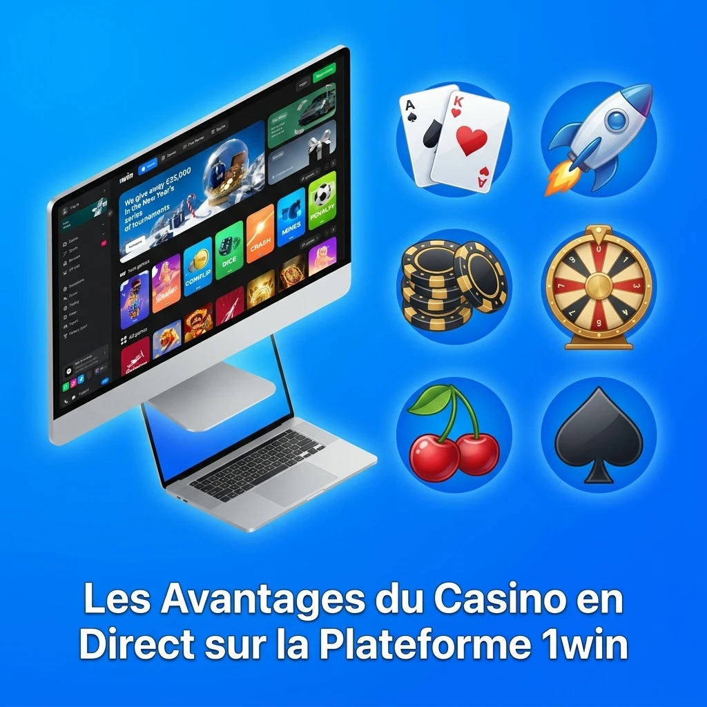 Croupier en direct sur 1win dans un studio professionnel HD pour joueurs canadiens