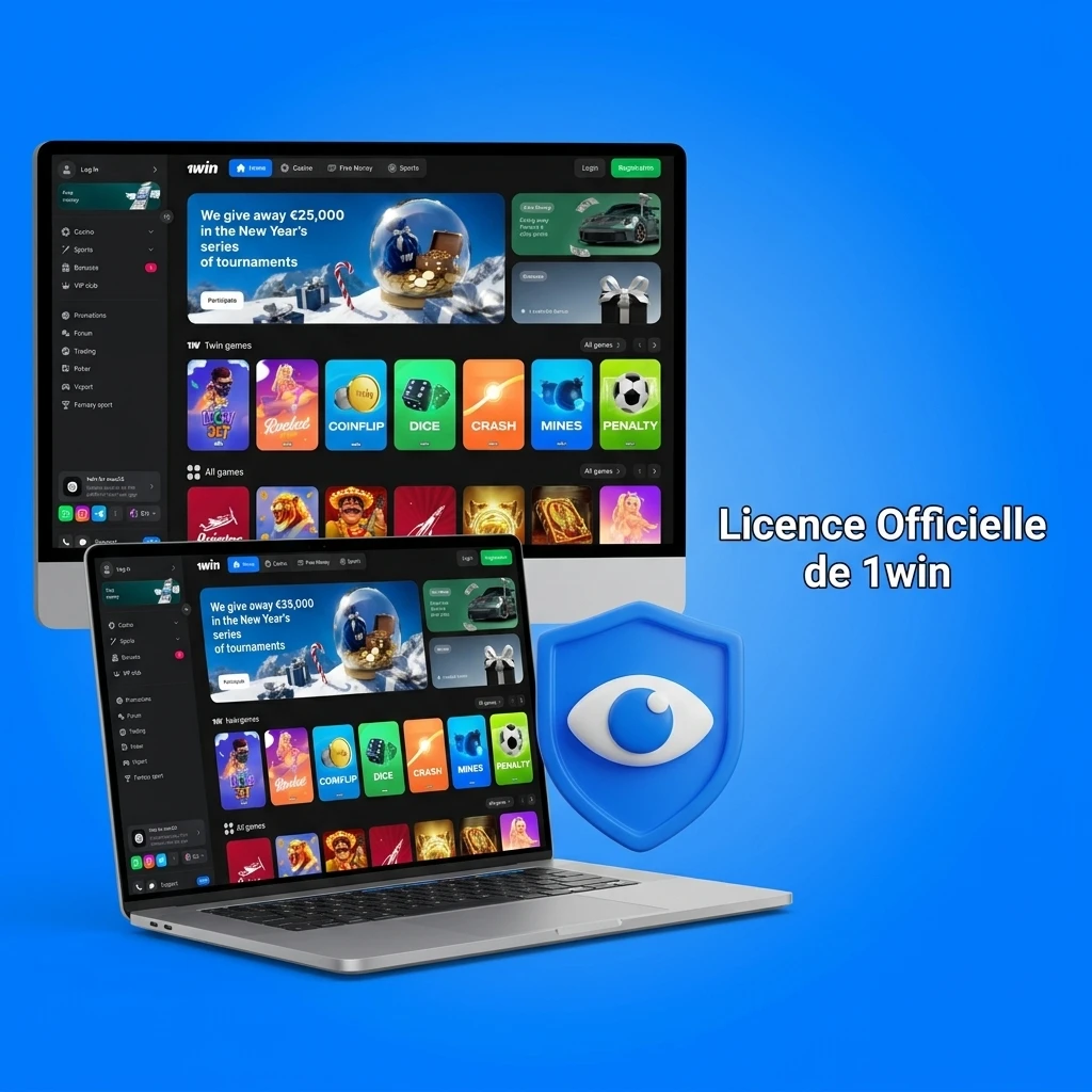 Licence officielle 1win délivrée par Curaçao eGaming numéro 8048/JAZ garantissant sécurité et équité