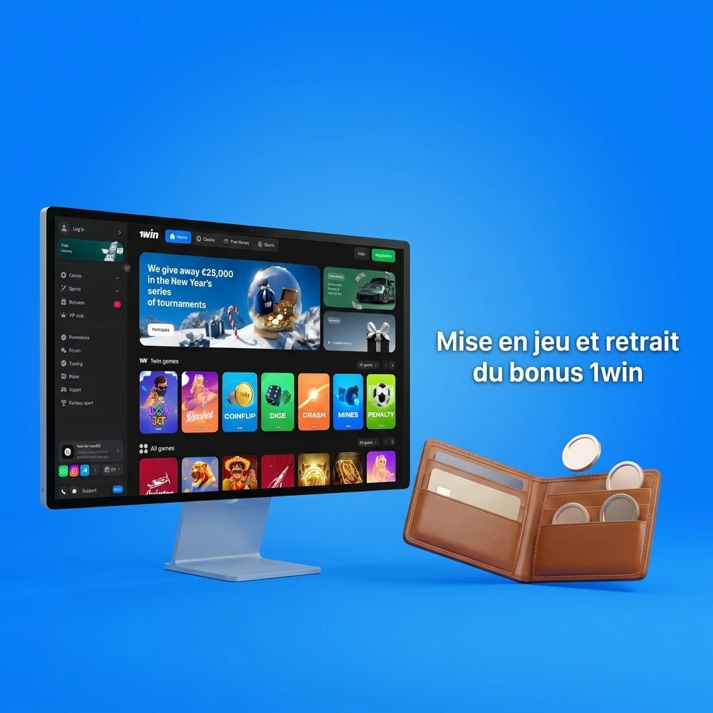 Conditions de mise en jeu et retrait du bonus 1win : règles, délais et montants à respecter